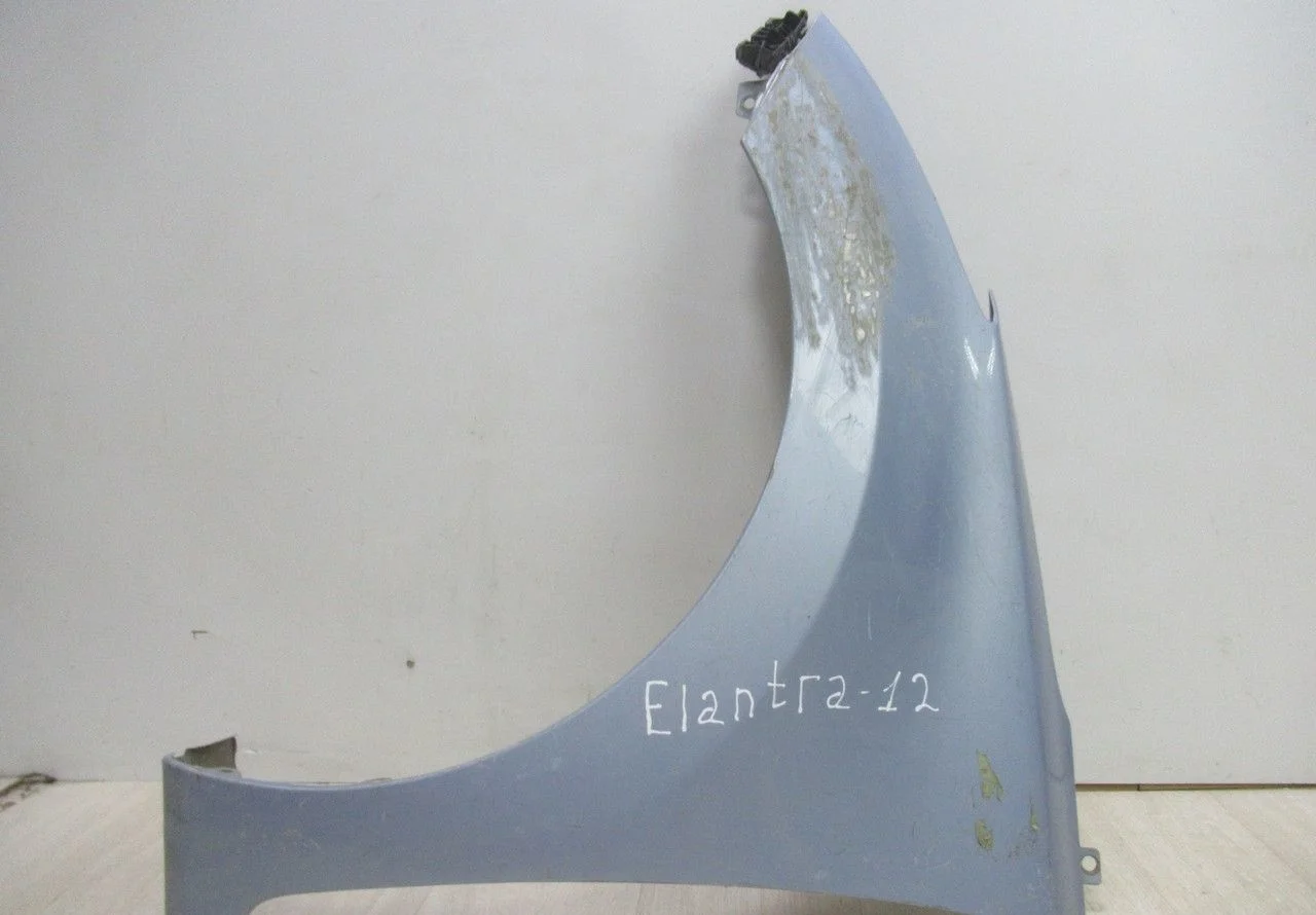 Крыло переднее левое Hyundai Elantra 5 MD oem 663113x050 (после ремонта)