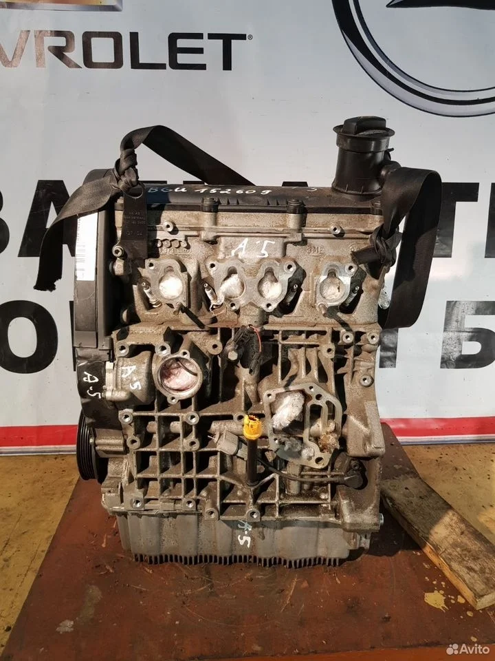 Двигатель bgu 1.6 8v vw audi skoda