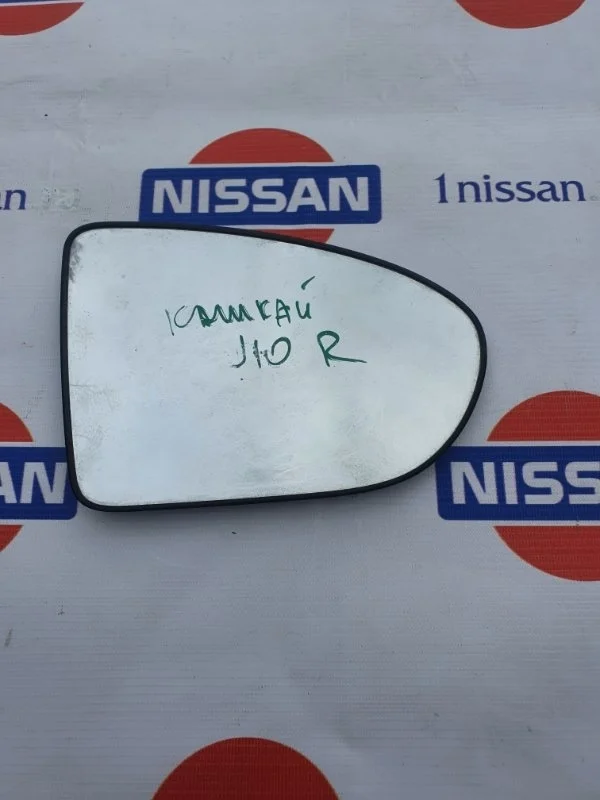 Зеркальный элемент Nissan Qashqai 2006-2013 96365JD11A J10, передний правый