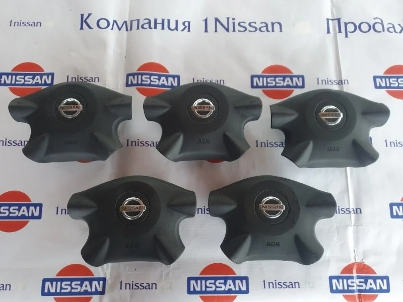 Подушка безопасности в руль Nissan Primera 2002-2007 98510AV600 P12 QG16-QG18, передняя левая