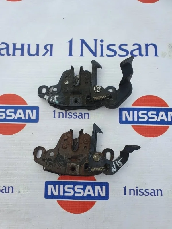 Замок капота Nissan Almera 1995-2000 656011N615 N15 GA16, передний