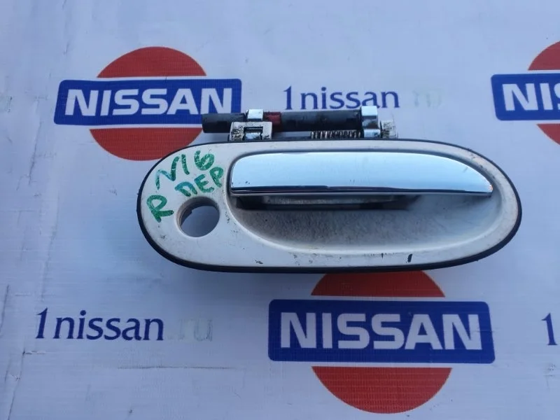 Ручка двери внешняя Nissan Almera 2000-2006 80606BN060 N16 QG 15-QG18, передняя правая