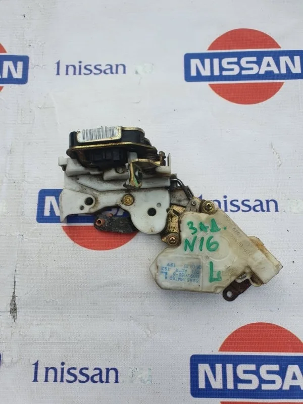 Замок двери Nissan Almera 2000-2006 82503BM760 N16 QG 15-QG18, задний левый