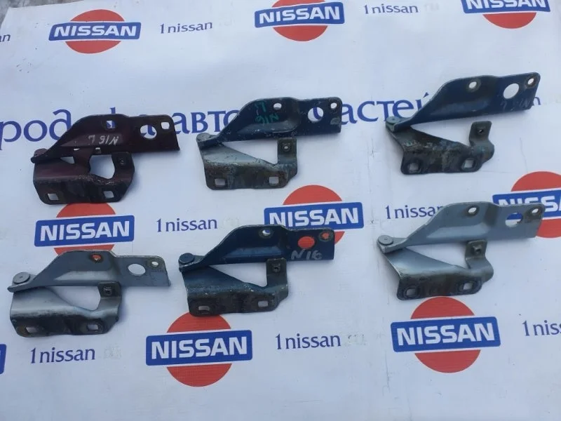 Петля капота Nissan Almera 2000-2006 65401BM430 N16 QG16-QG18, передняя левая