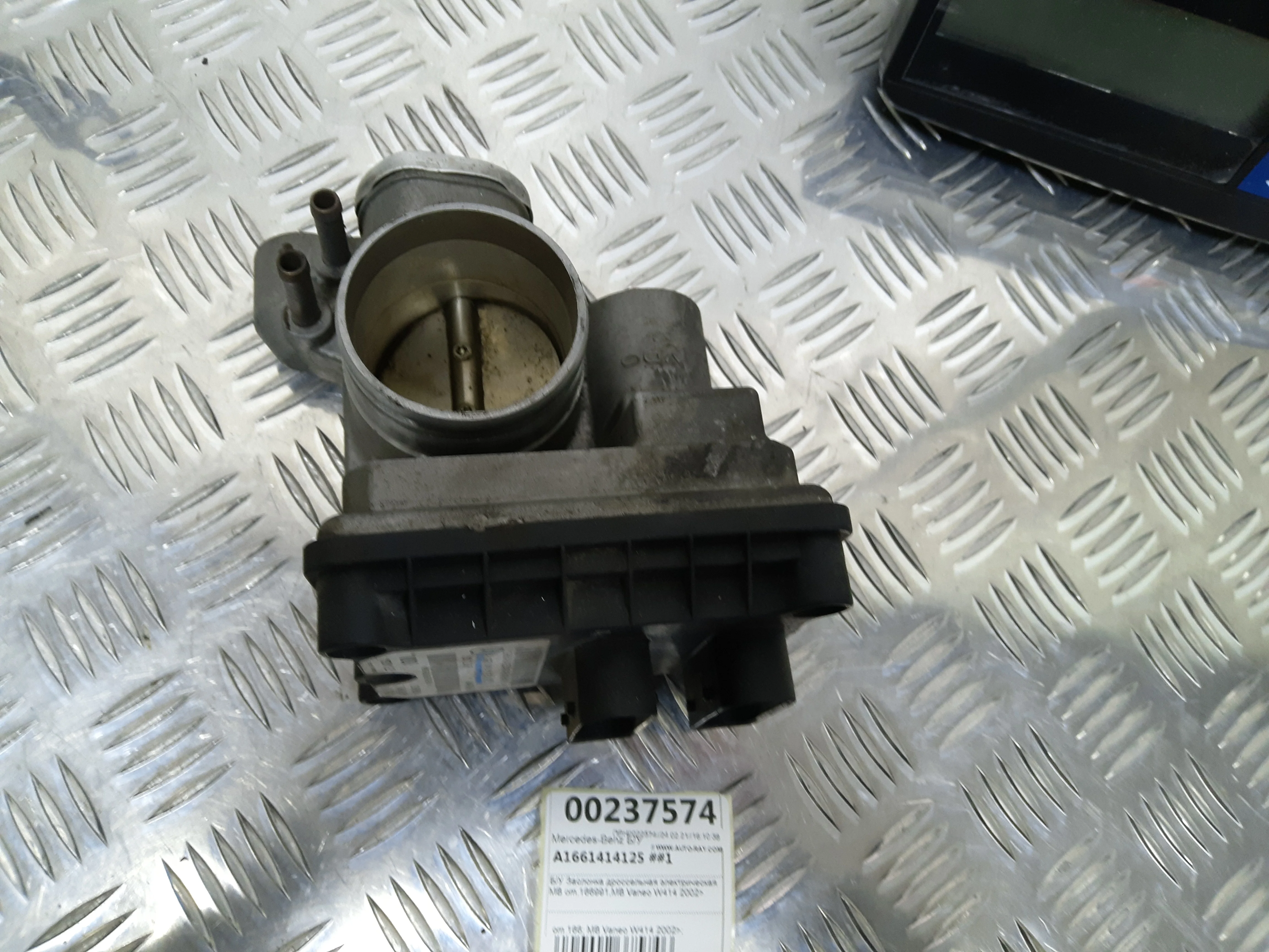 [Б/У] Заслонка дроссельная электрическая MB om.166991,MB Vaneo W414 2002> [Код: 00321356 ]