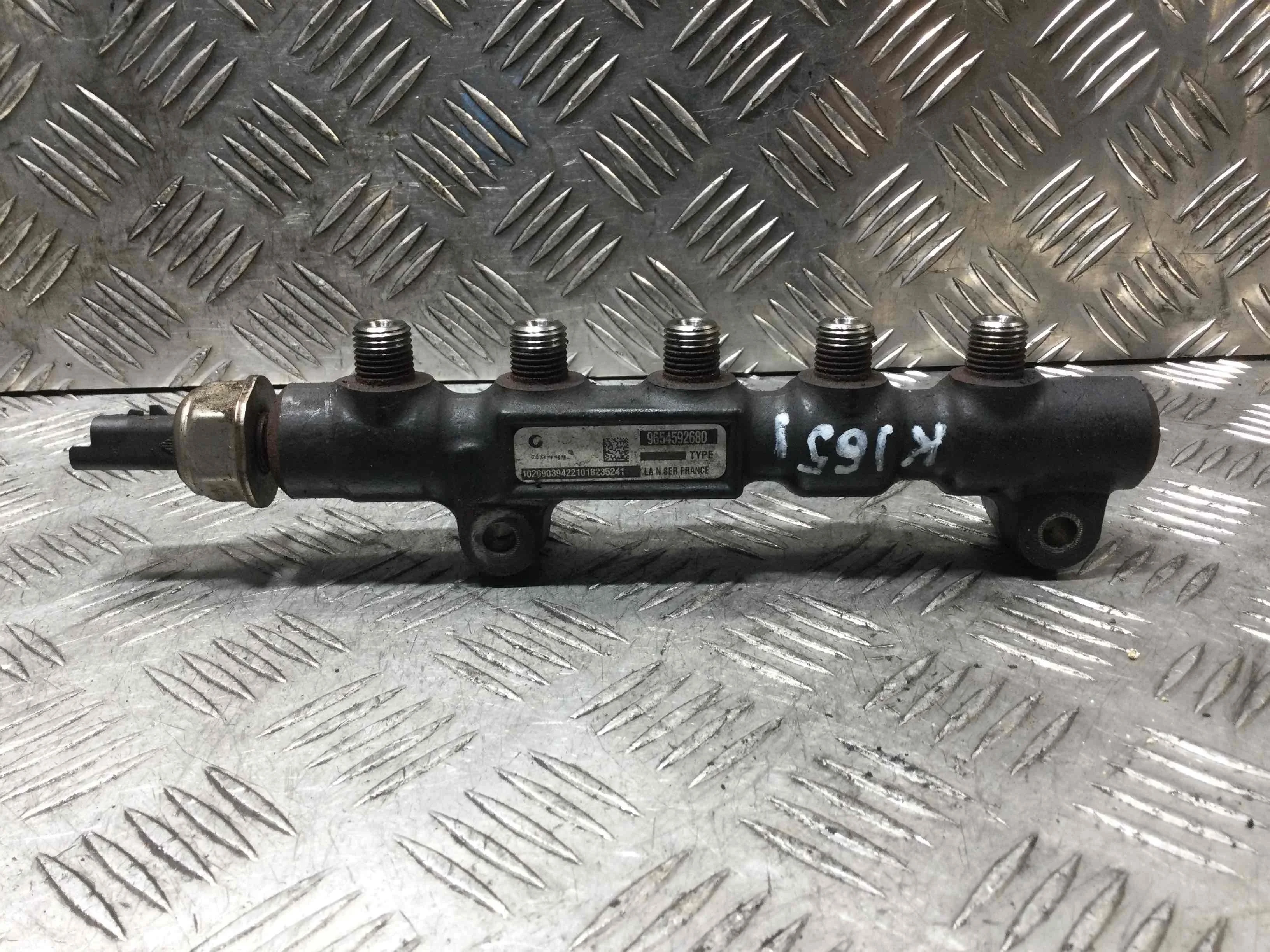 Топливная рампа Ford Focus 2 поколение (2005-2008) дизель 1.6 TDCi Механика