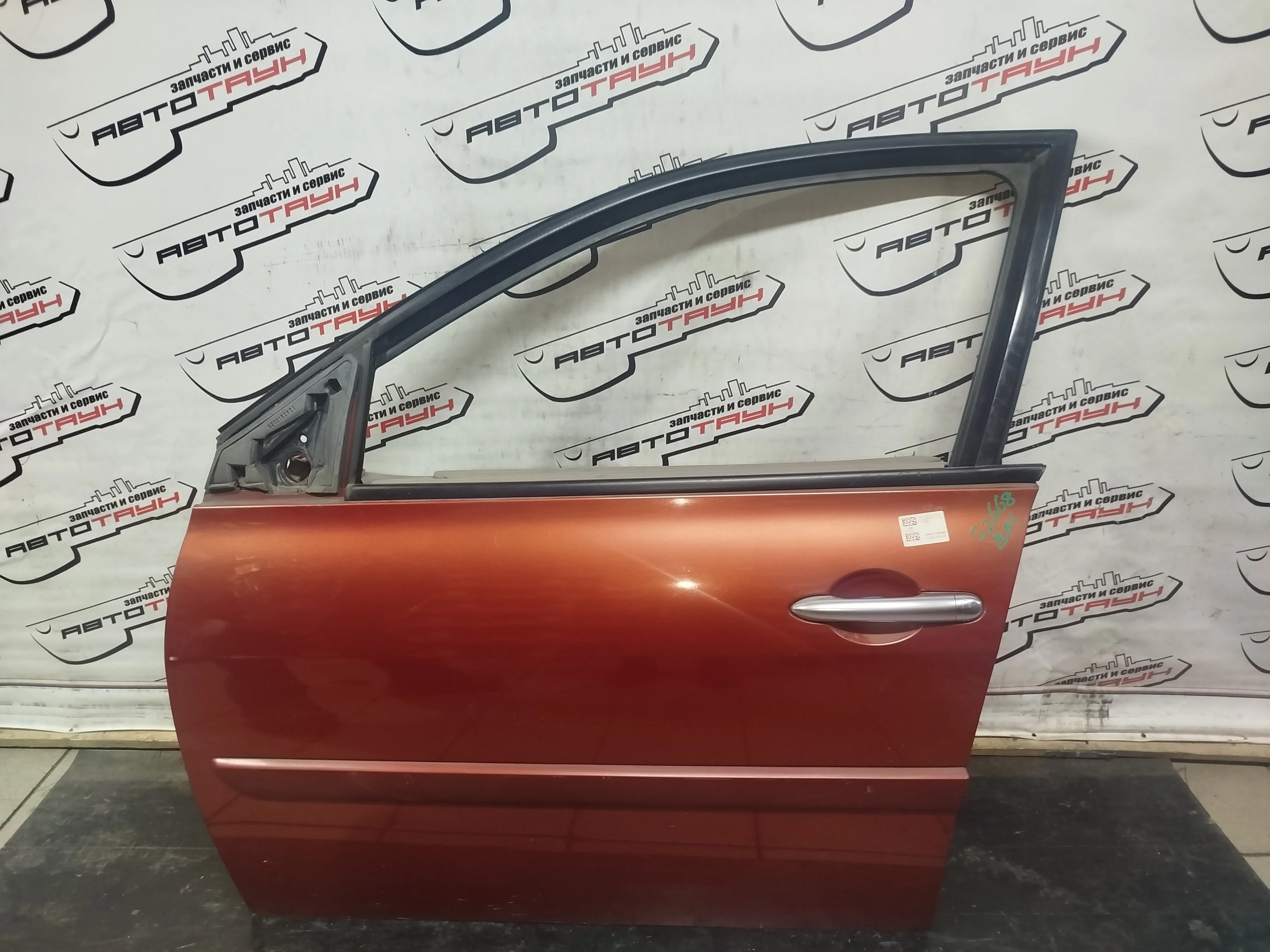 ДВЕРЬ RENAULT MEGANE BM KM LM 7751473728 ПЕРЕДНЯЯ ЛЕВАЯ красный S2668