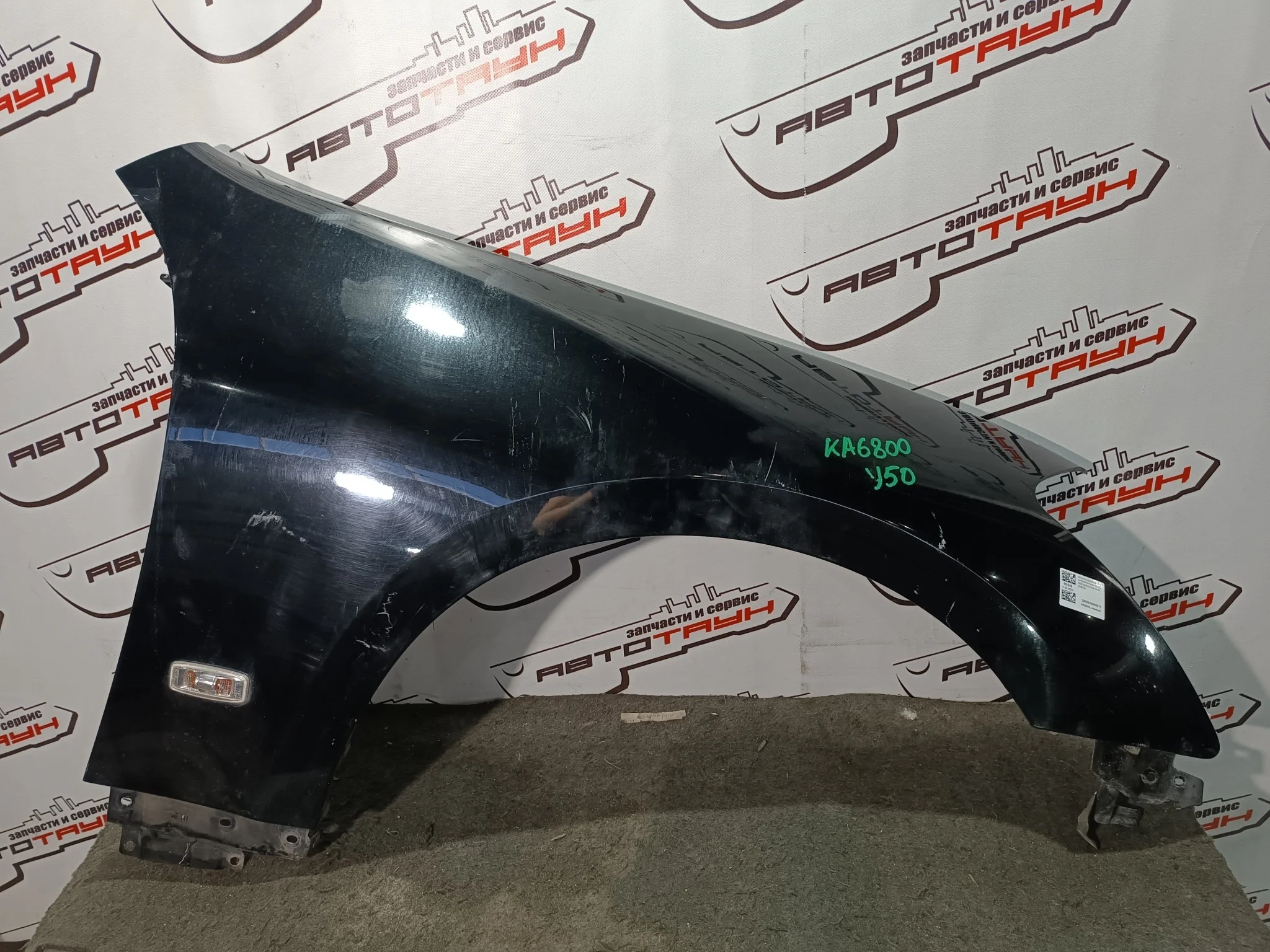 КРЫЛО NISSAN FUGA GY50 PNY50 PY50 Y50 63100EG030 ПЕРЕДНЕЕ ПРАВОЕ 1 МОДЕЛЬ черный, K23 KA6800