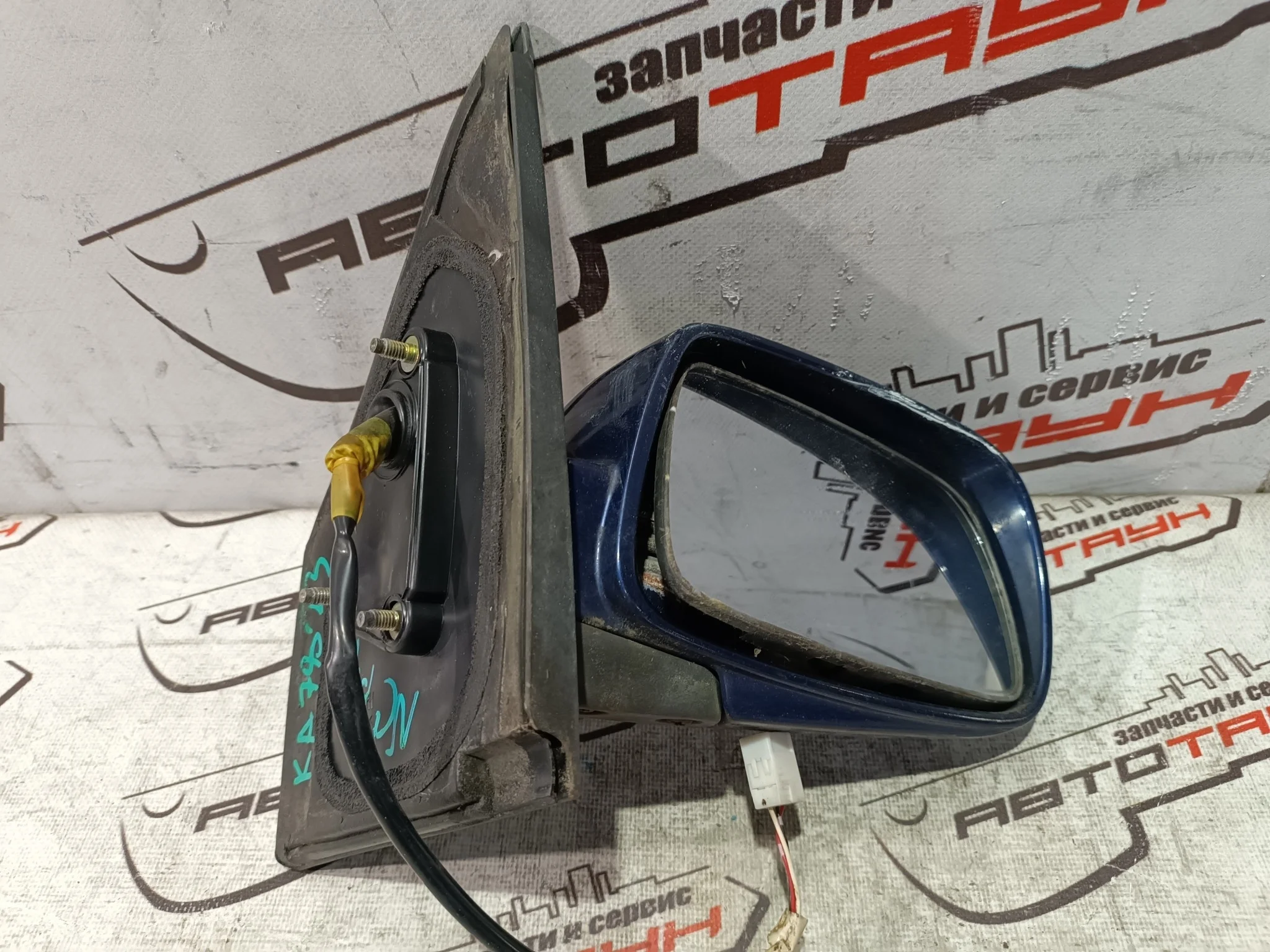 ЗЕРКАЛО TOYOTA PLATZ VITZ NCP10 NCP12 NCP13 NCP15 NCP16 SCP10 SCP11 SCP13 3 КОНТАКТА ПРАВОЕ 1 МОДЕЛЬ 8791052101B0 синий, 8K8 KA7823