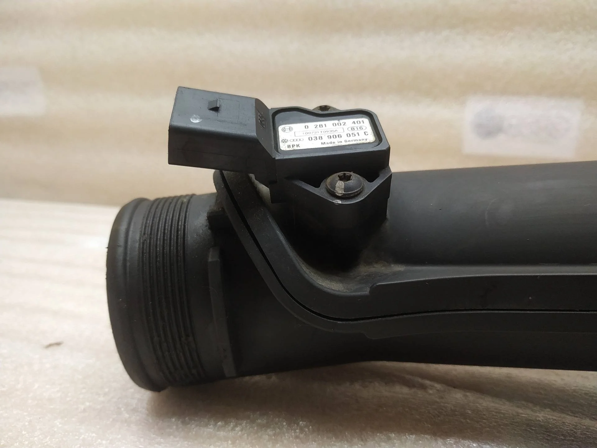патрубок интеркулера Volkswagen Touareg 2 7P6 2011