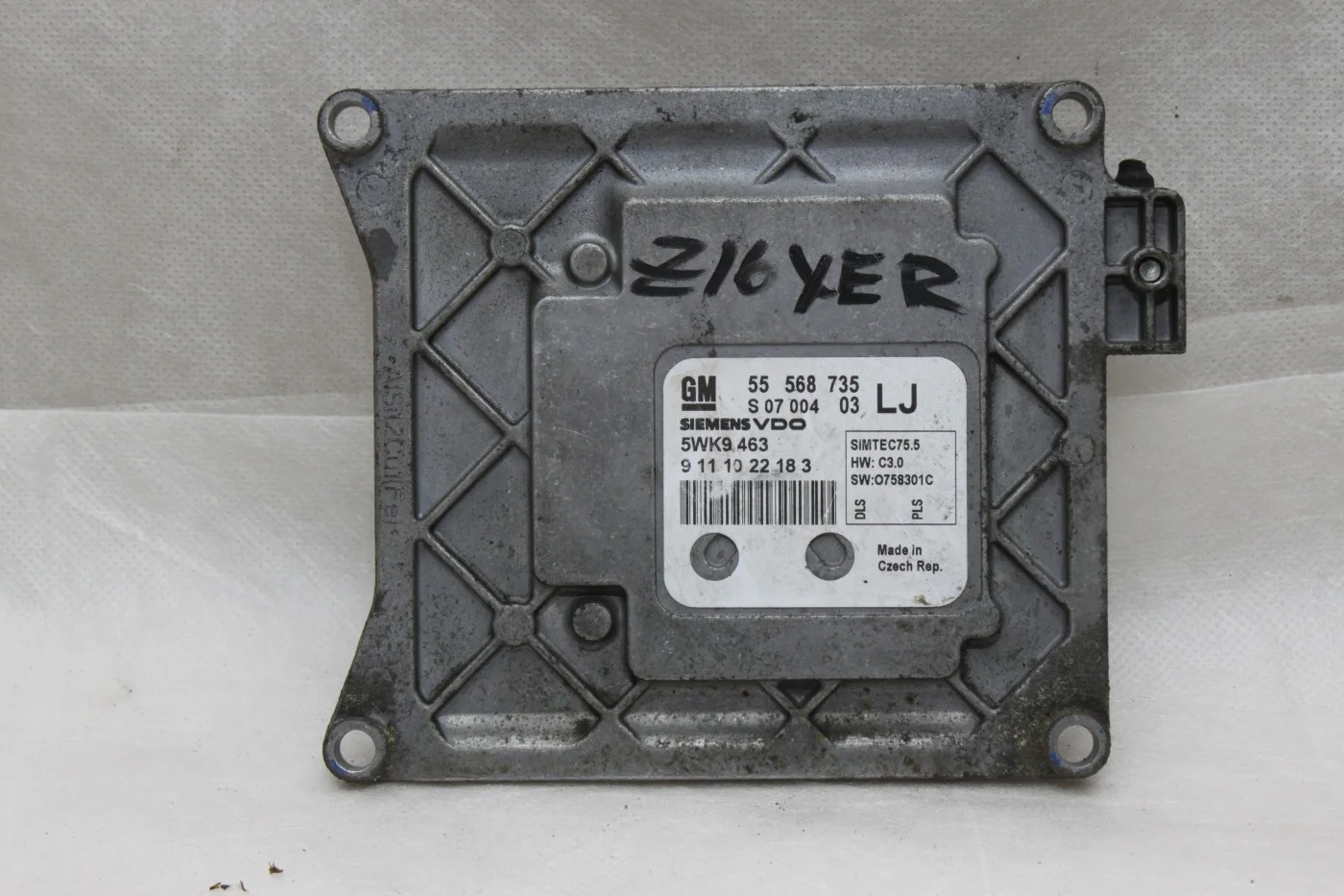 ЭБУ ДВС  Z16XER, Z18XER Simtec 75.5 Астра Н,Зафира