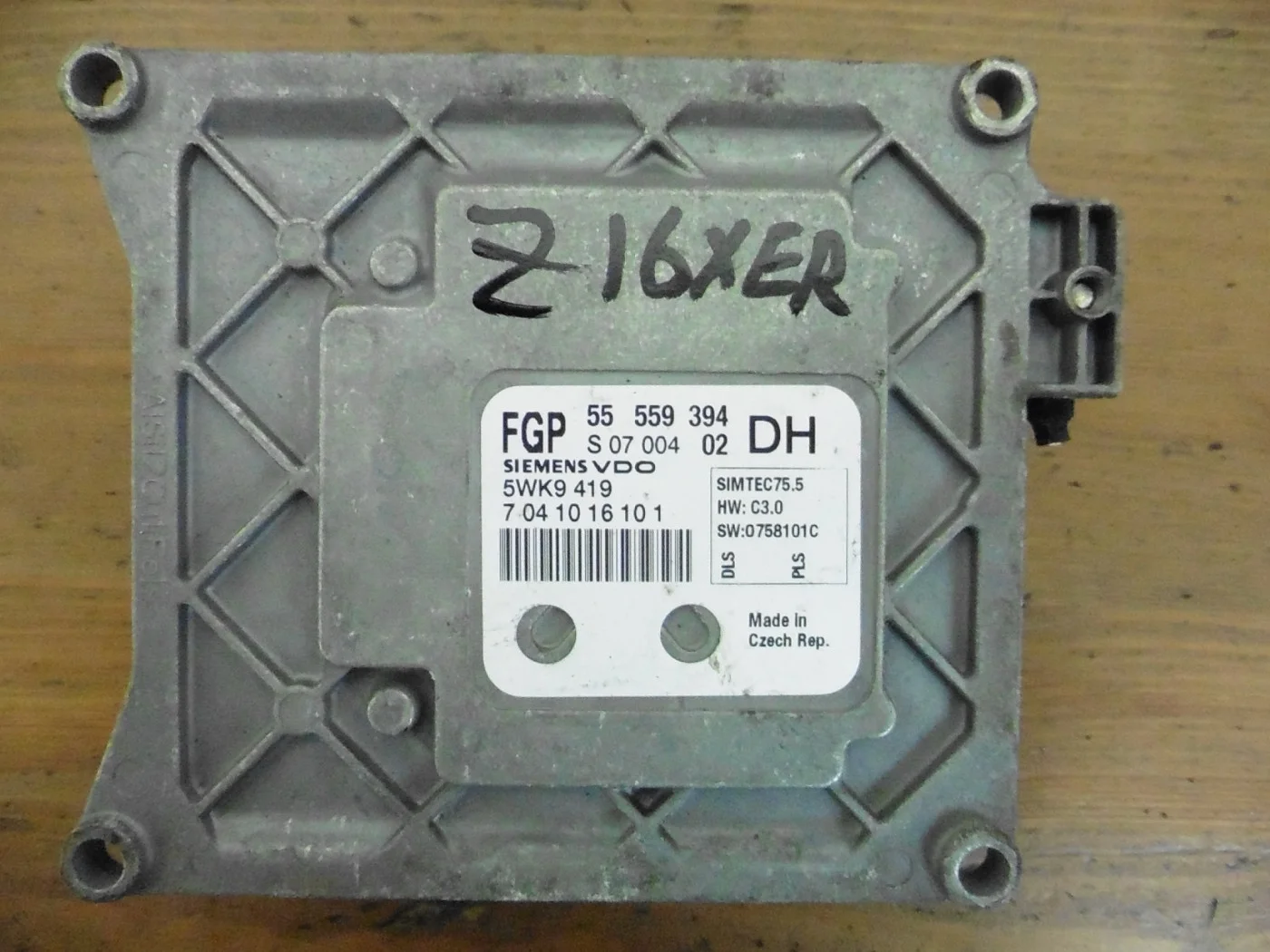 ЭБУ ДВС  Z16XER, Z18XER Simtec 75.5 Астра Н,Зафира