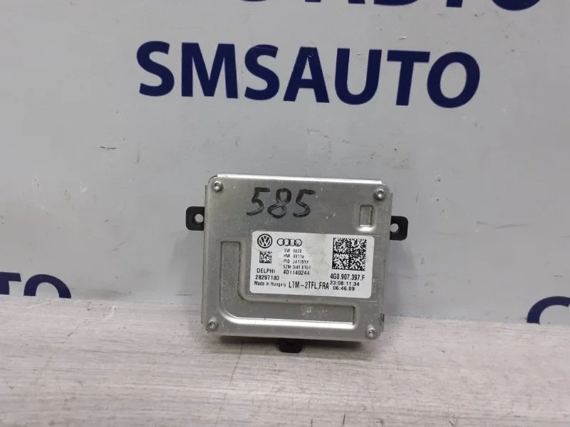 Блок управления фарой Audi A6 4G0907397F C7 2.8 CHV