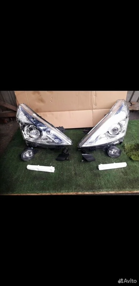 Фара передняя левая линза Nissan Teana 32 оригинал