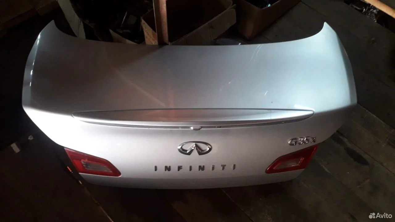 Крышка багажника молдинг фонари infiniti g v36