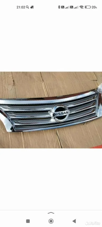 Решетка радиатора nissan teana l33 оригинал