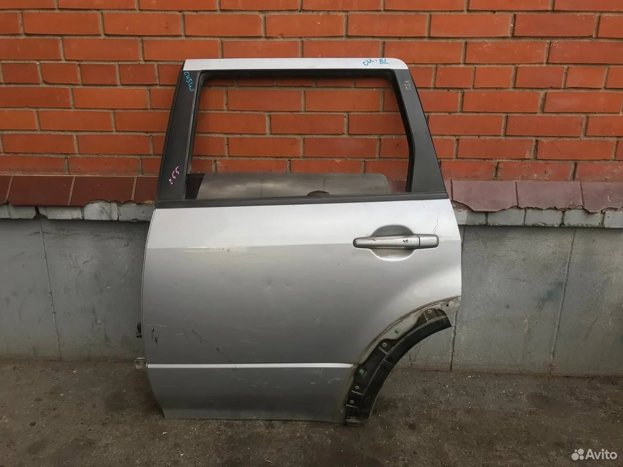 Дверь задняя левая mitsubishi outlander cu5w