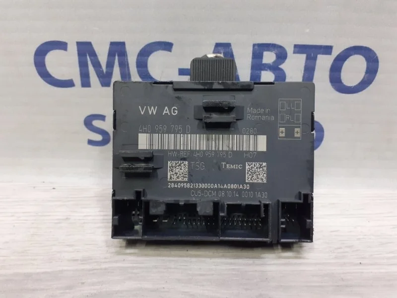 Блок управления двери Audi A8 2014 4H0959795D D4 3.0 CRE, задний