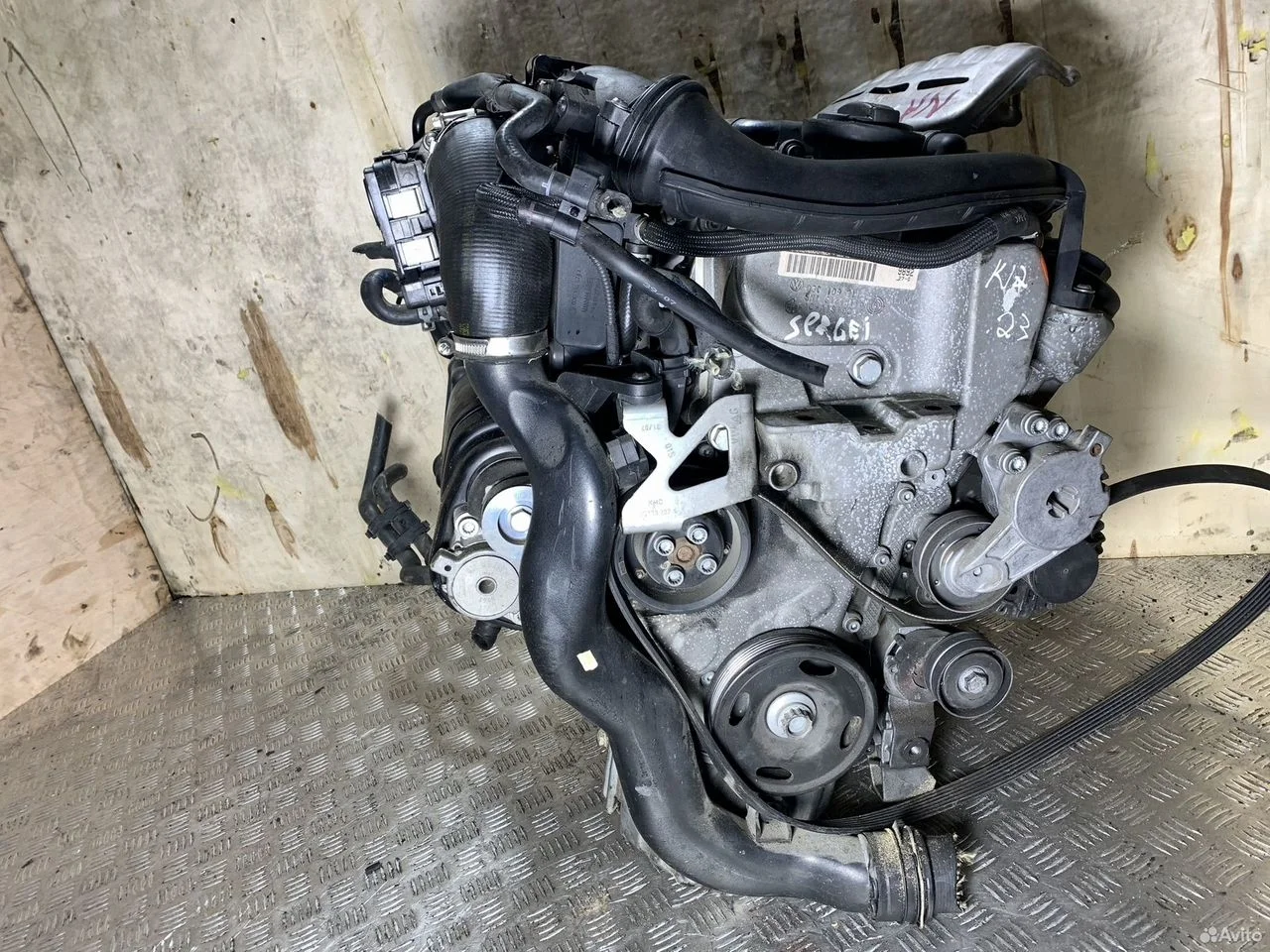 Двигатель blg 1.4л. volkswagen golf touran джетта
