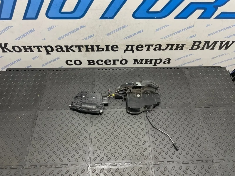 Замок с доводчиком Bmw X6 2013 51217315022 E71 N55B30A, передний правый