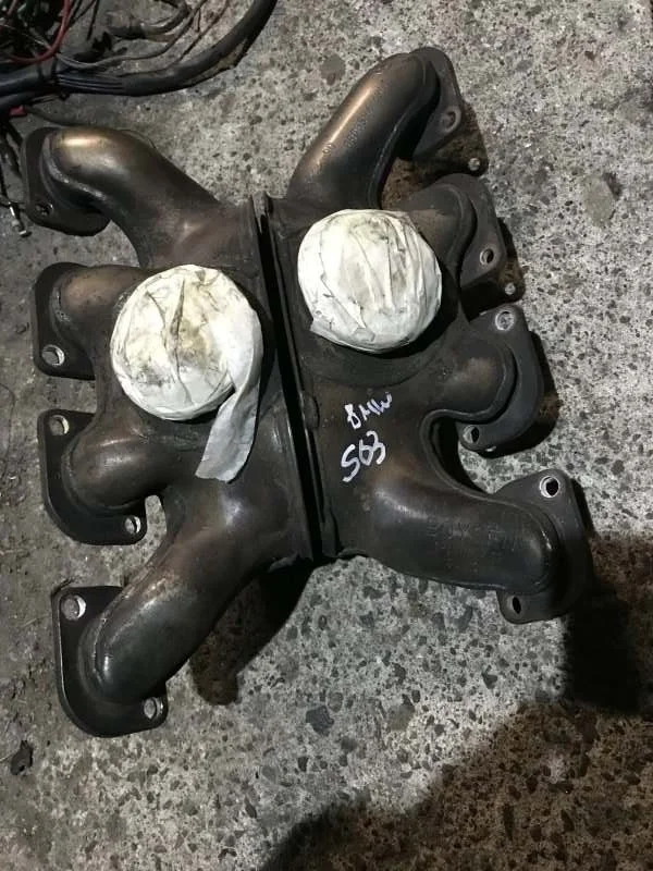 Коллектор выпускной Bmw X6 11627589089 E71 S63B44A
