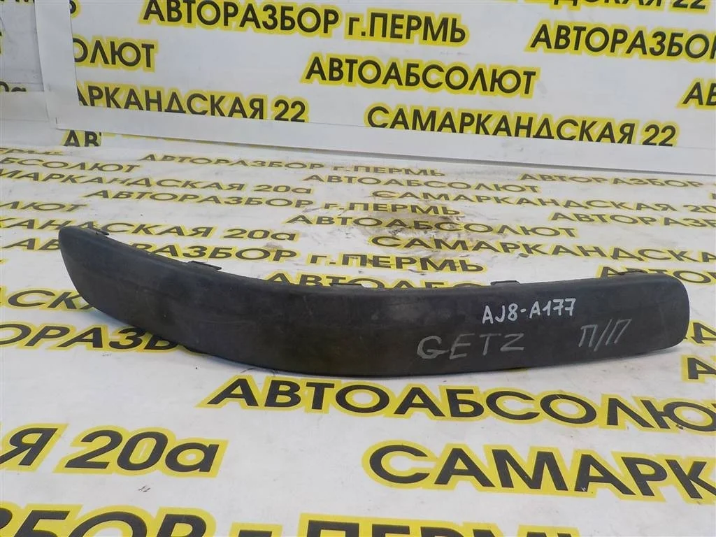 Накладка переднего бампера правая Hyundai Getz 2002-2011