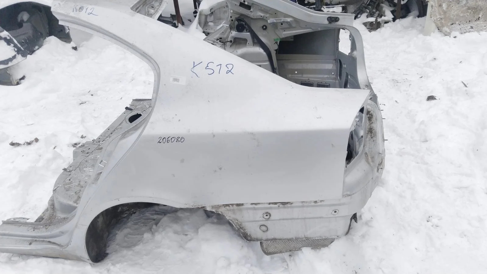 Крыло SKODA OCTAVIA 1Z 2004- заднее левое серебро б/у OCTAVIA 1Z(2004-2012)