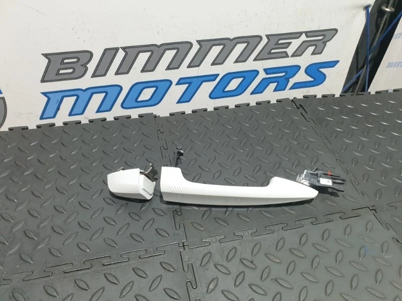 Ручка двери комфортный доступ Bmw X5 2015 51217433843 F15 N55B30A, задняя левая