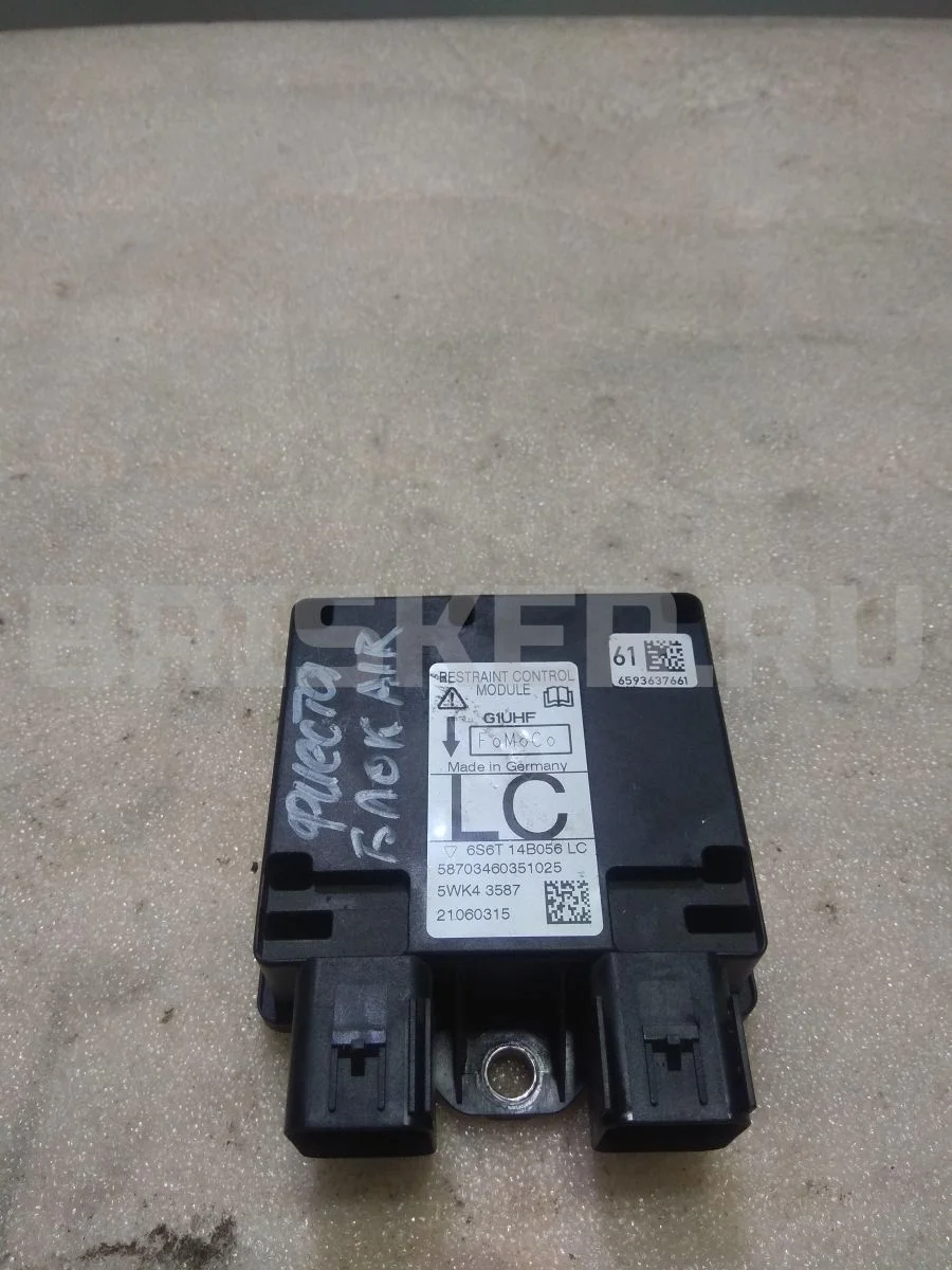 Блок  AIR BAG Форд Фиеста MK5