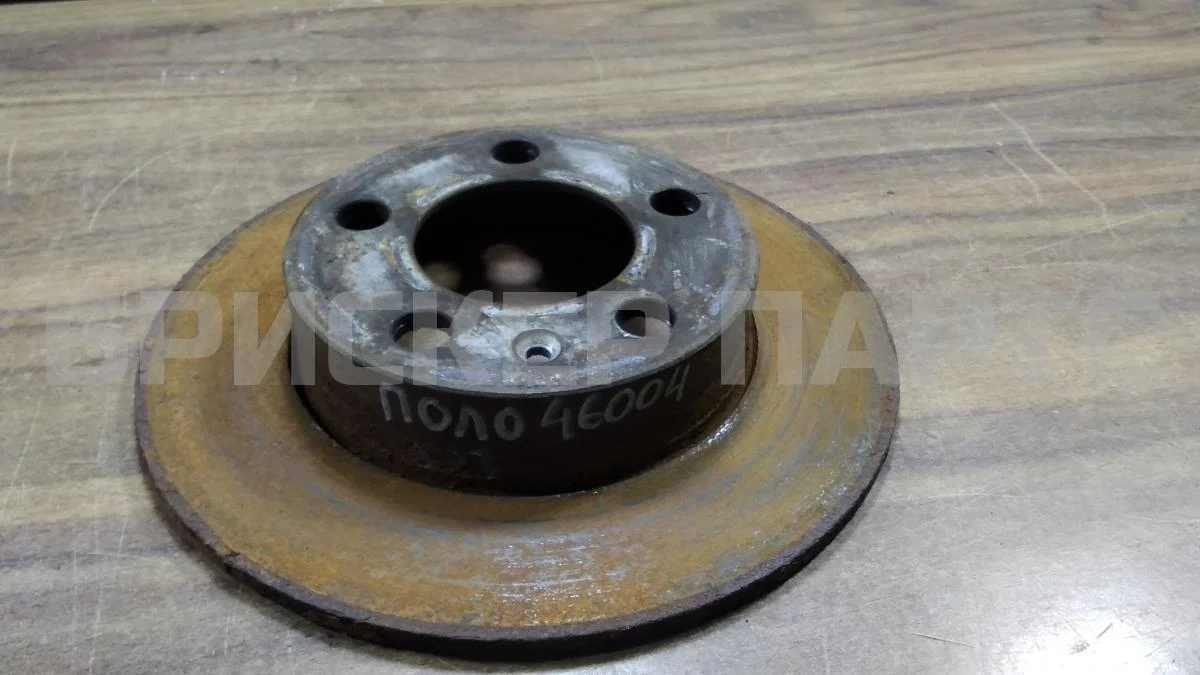 Диск тормозной зад Фольксваген Поло 5  Mk5 6R1