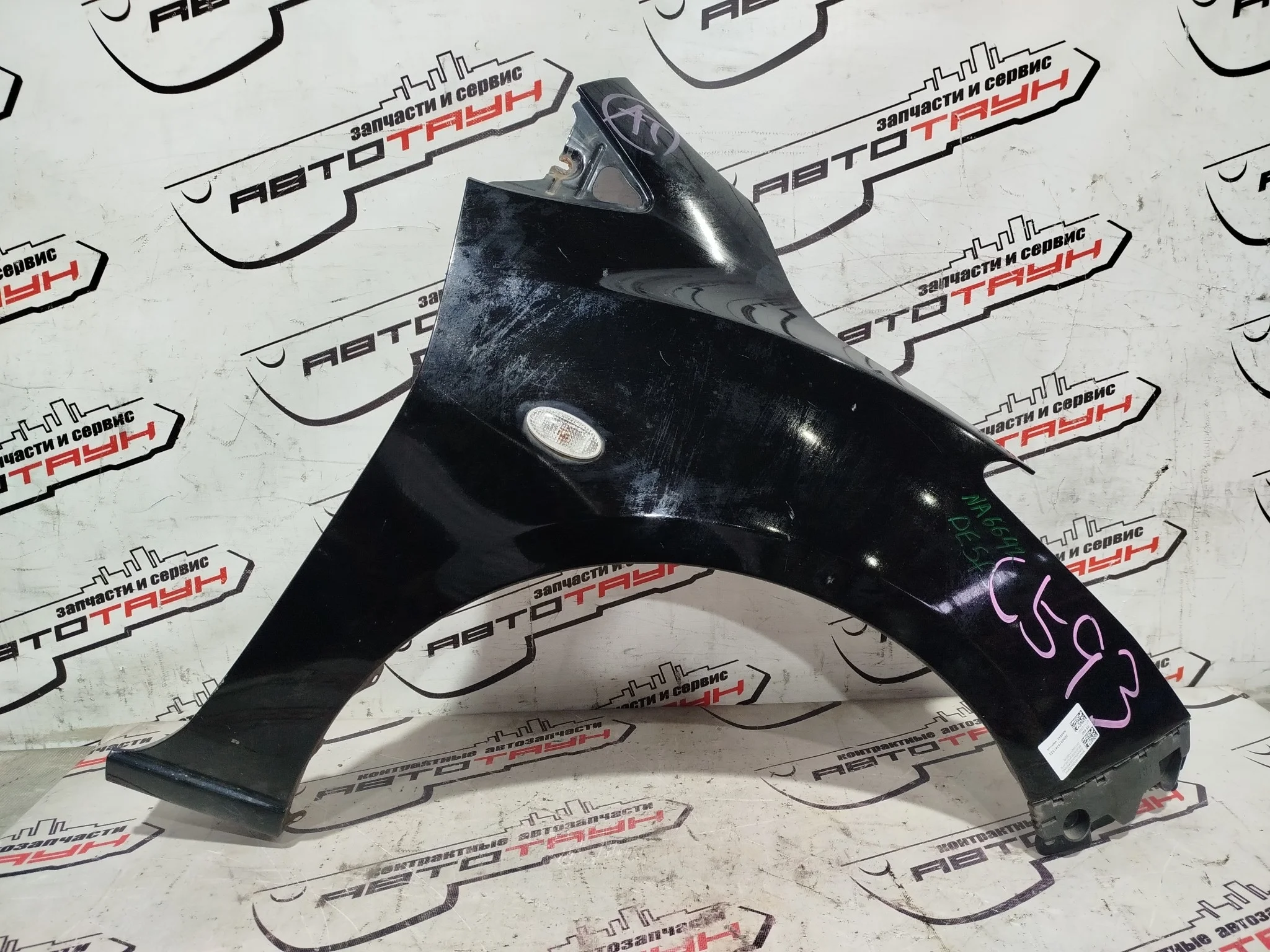 КРЫЛО MAZDA DEMIO MAZDA2 DE DE3AS DE3FS DE5FS DEJFS D01G52111B ПЕРЕДНЕЕ ПРАВОЕ черный, A3F NA6642