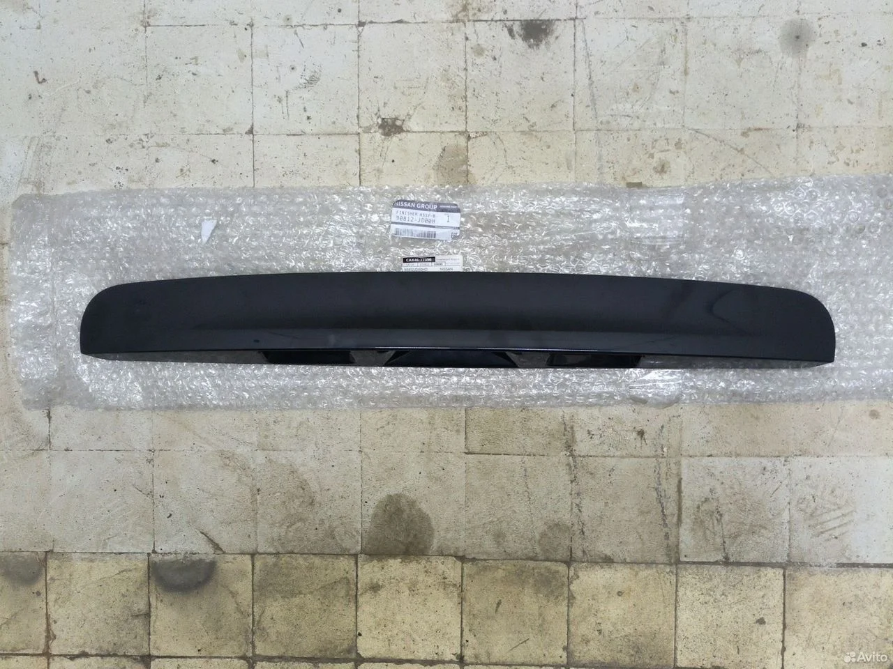 Накладка багажника nissan qashqai j10e (2006-2013)
