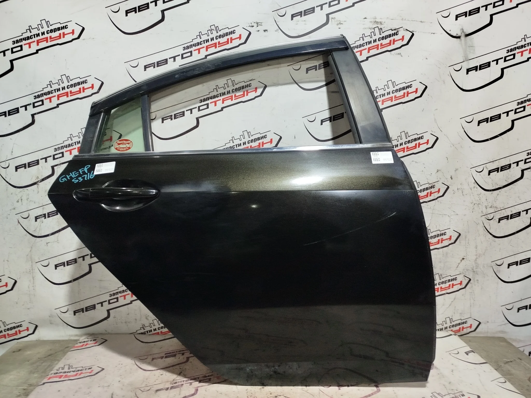 ДВЕРЬ MAZDA ATENZA MAZDA6 GH GH5AP GH5FP GHEFP GSYD7202XF ЗАДНЯЯ ПРАВАЯ SEDAN черный, 35N S3716