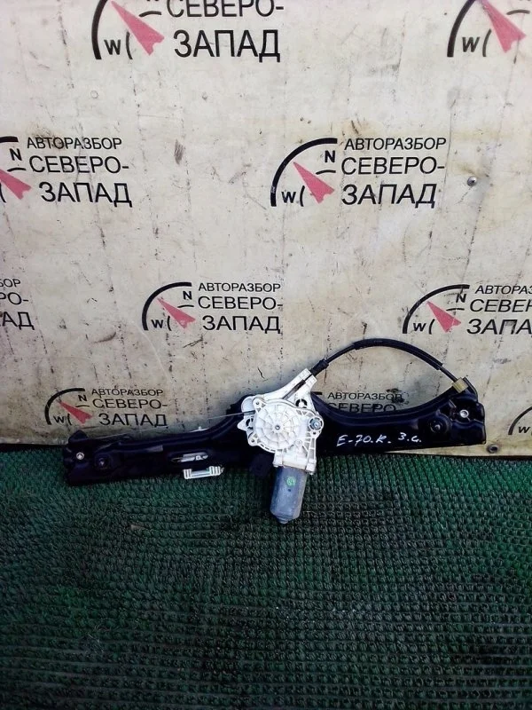 Стеклоподъемник Bmw X5 51357166381 E70 N62B48, задний левый