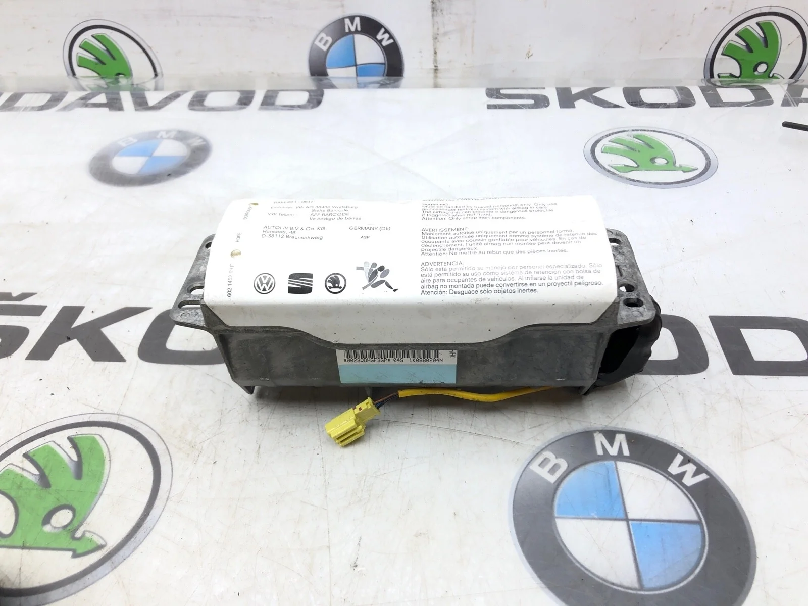 Подушка безопасности пассажира Skoda Octavia Rs 2010 1K0880204N A5 (1Z) 2.0 CCZA