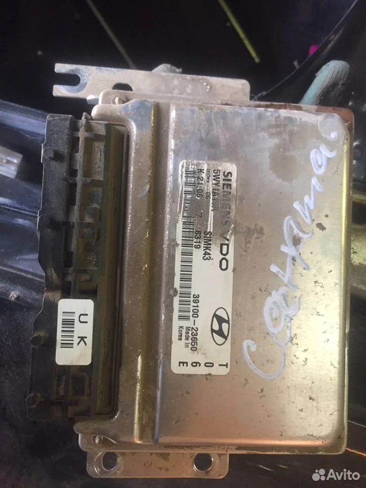 Блок управления двигателя hyundai sonata 2001-2011