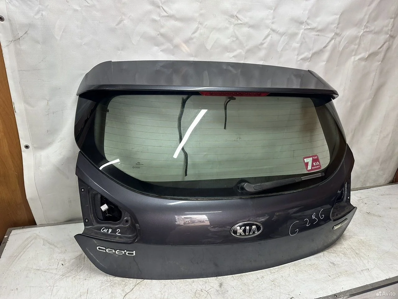 Крышка багажника kia ceed 2 jd 2012-2015