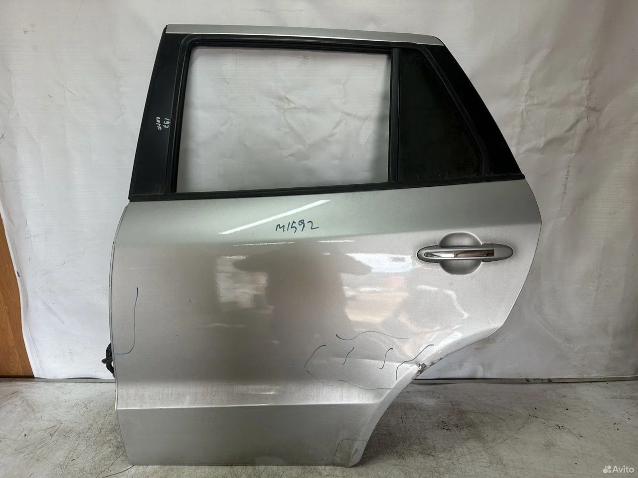 Дверь задняя левая hyundai santa fe 2 cm 2010