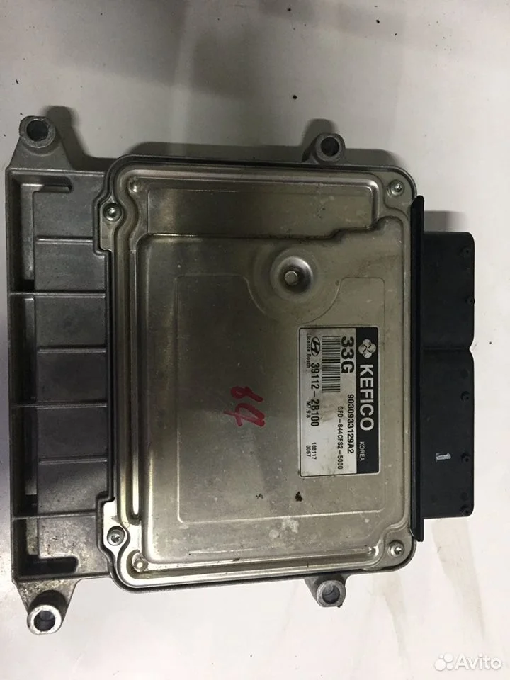 Блок управления двигателя hyundai i30 2007-2009