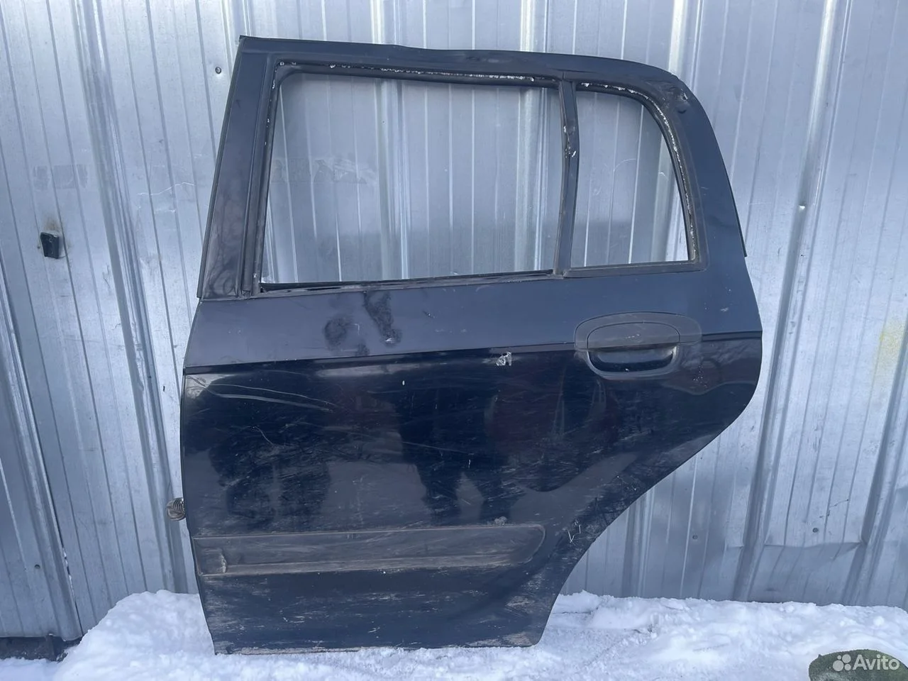 Дверь задняя левая hyundai getz