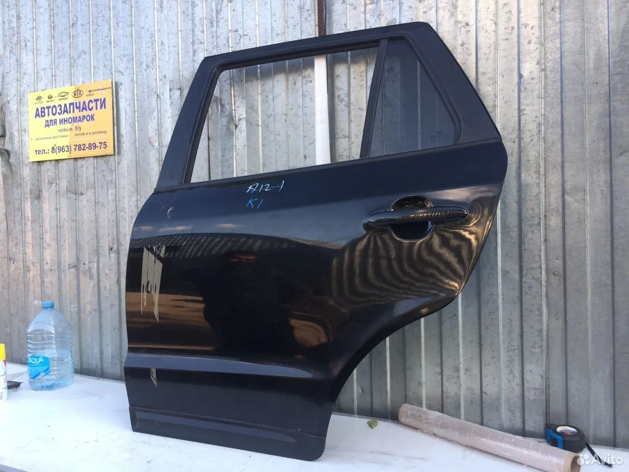 Дверь задняя левая hyundai santa fe 2 cm 2006-2010