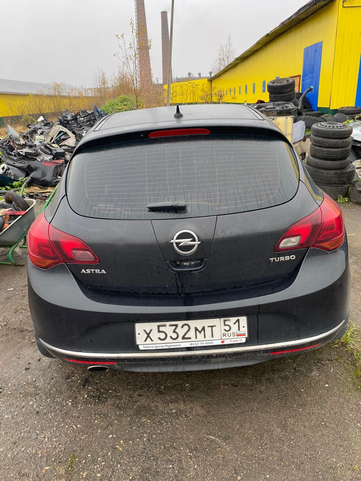 Дверь багажника Opel Astra J Хэтчбек 2009-2017