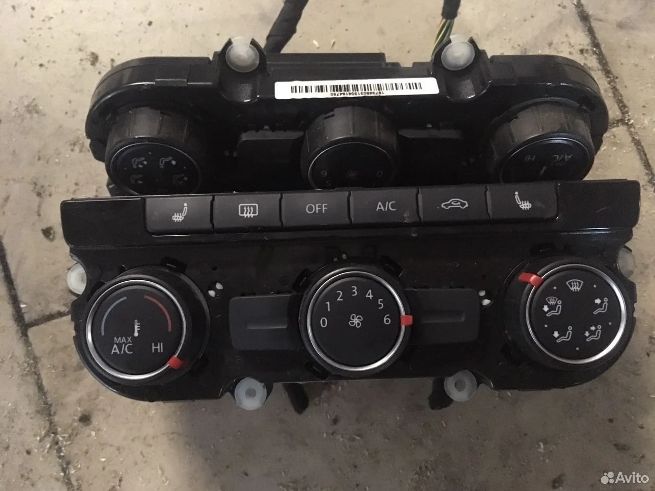 Блок управления климатом volkswagen passat b7