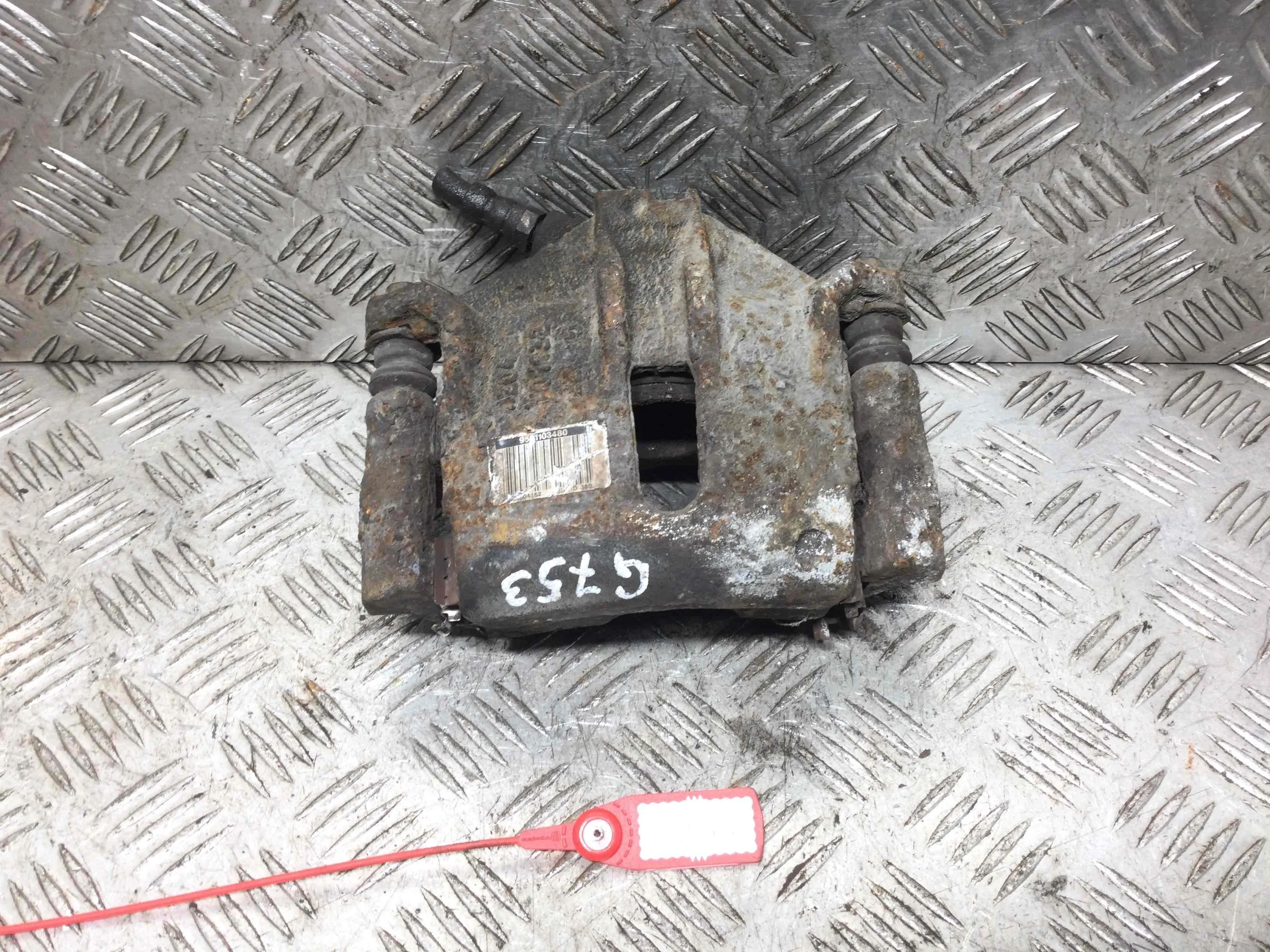 Суппорт передний правый Peugeot 206 1 поколение (1998-2003) бензин 1.6 i Механика Х/б