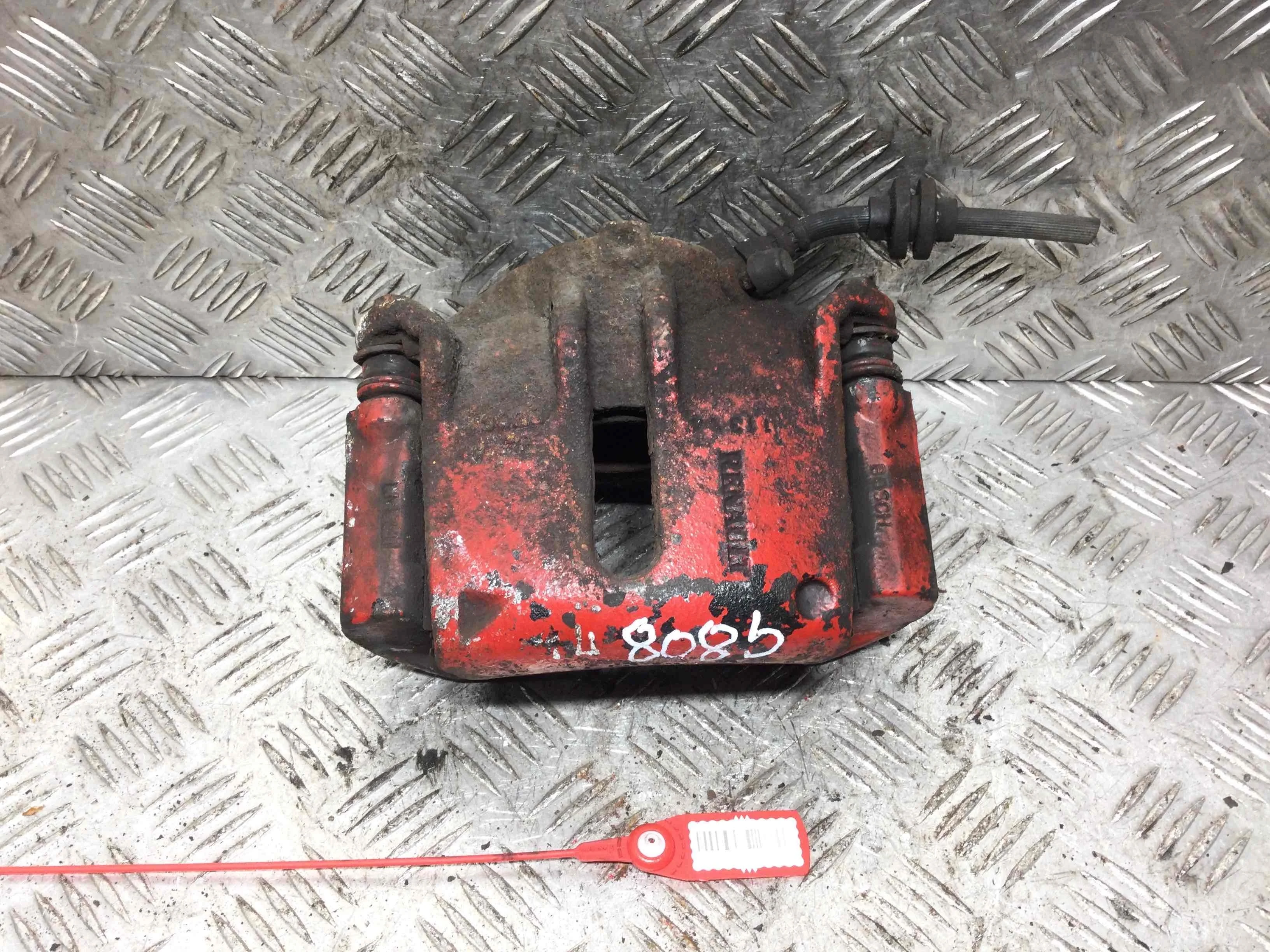 Суппорт передний левый Renault Scenic 2 поколение (2003-2006) бензин 2.0 i Автомат Минивэн