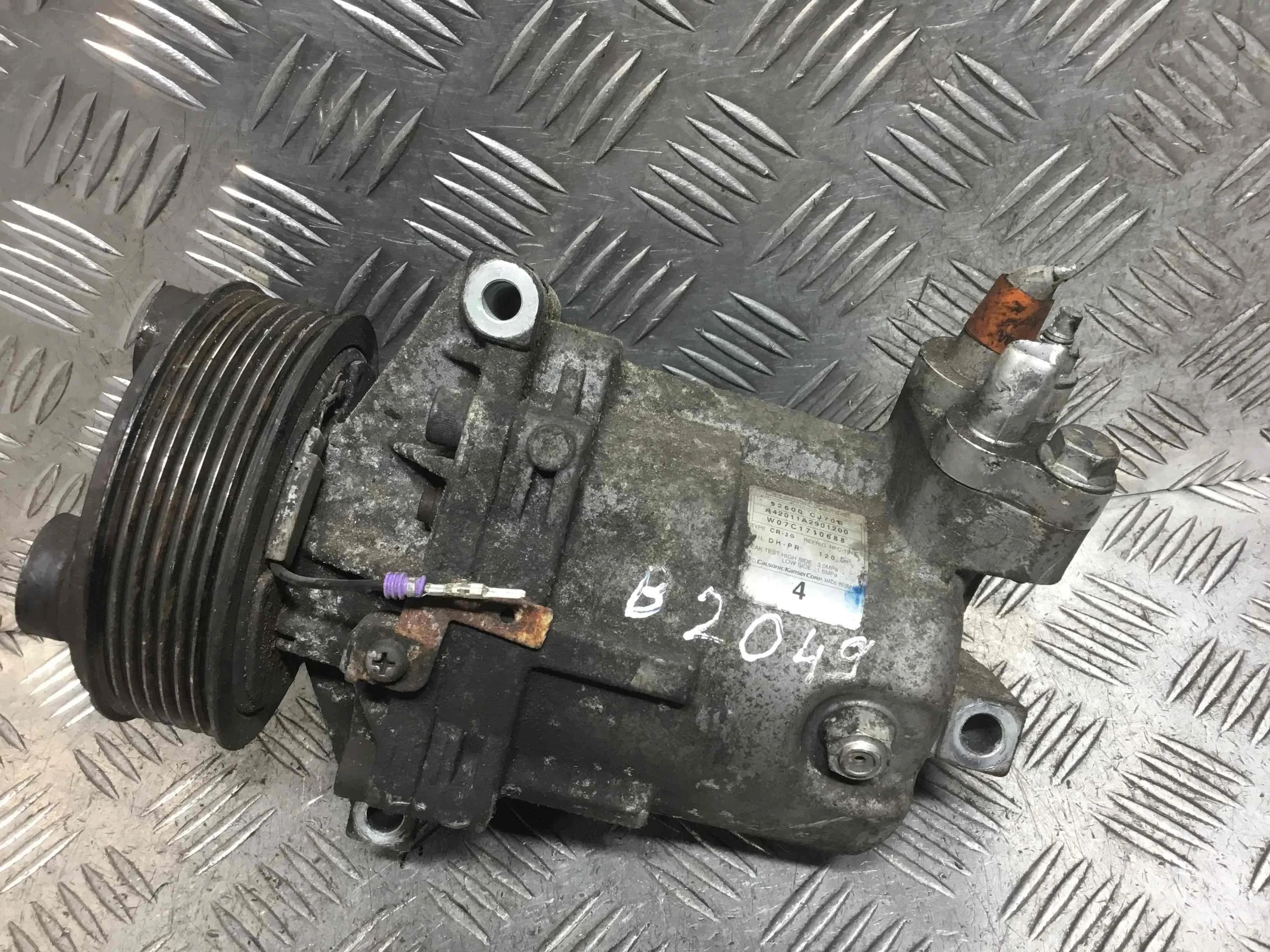 Компрессор кондиционера Nissan Note Note (E11) 2005 - 2013 бензин 1.6 i Автомат Х/б