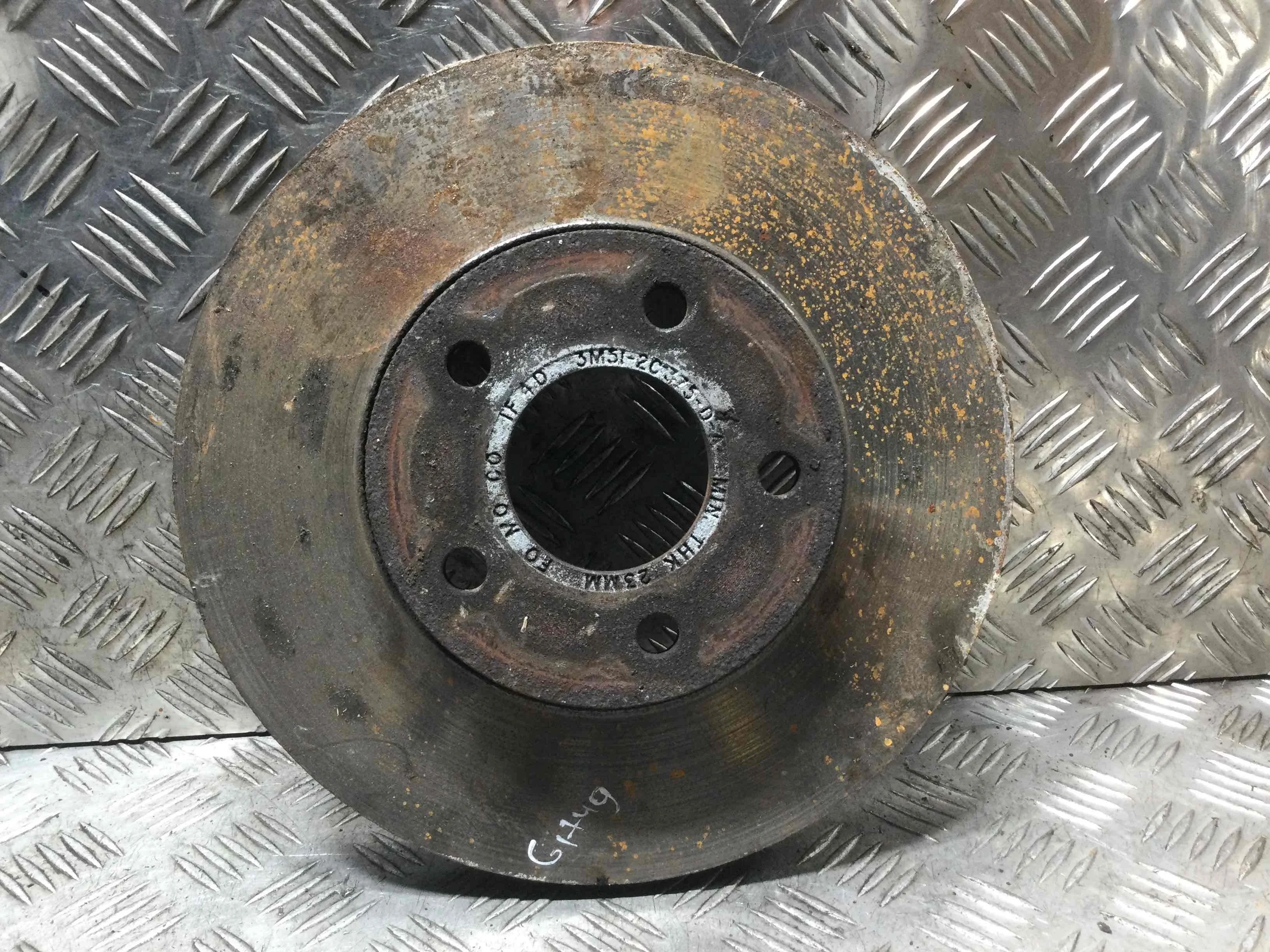 Диск тормозной передний Ford Focus 2 поколение (2005-2008) бензин 1.6 i Механика Универсал