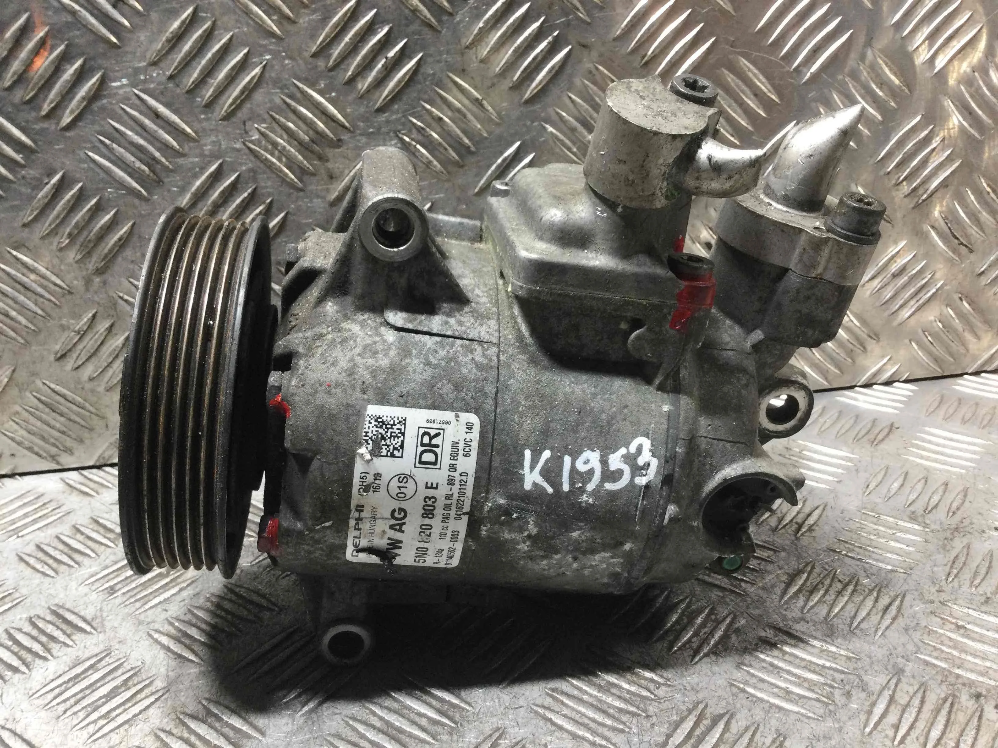 Компрессор кондиционера Volkswagen Passat CC 1 поколение (2008-2012) дизель 2.0 TDI Автомат Седан