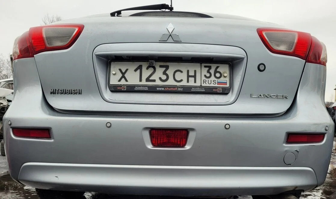 Бампер задний на Lancer 10 хэтчбек