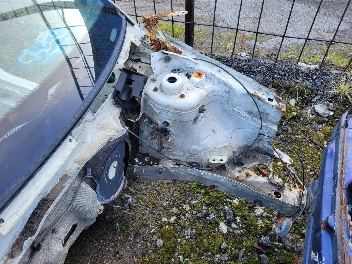 Лонжерон левый на Skoda Fabia 1